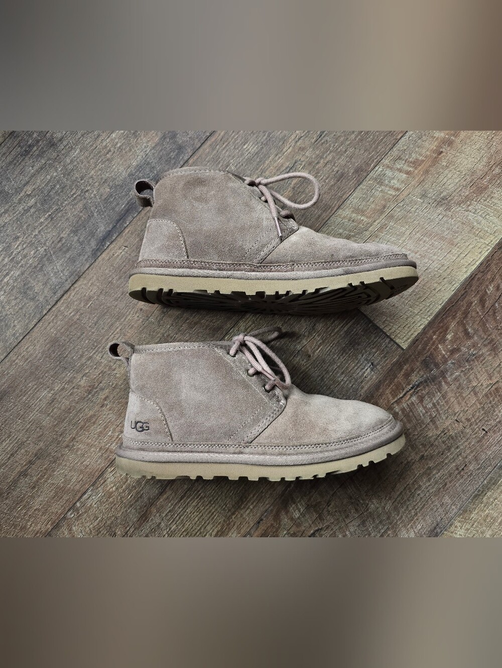 UGG Womens Neumel Chukka Lace Up Ankle Boots Size 8